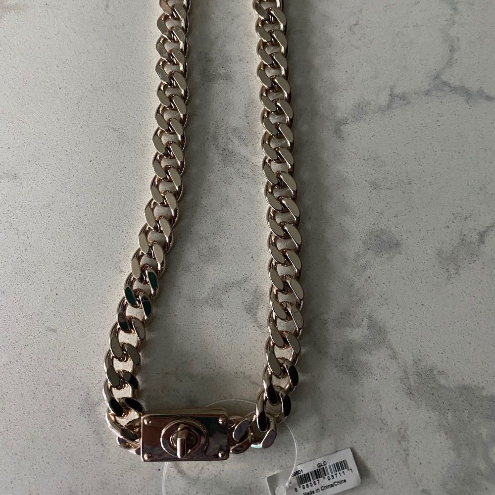 Coach Turnlock Necklace